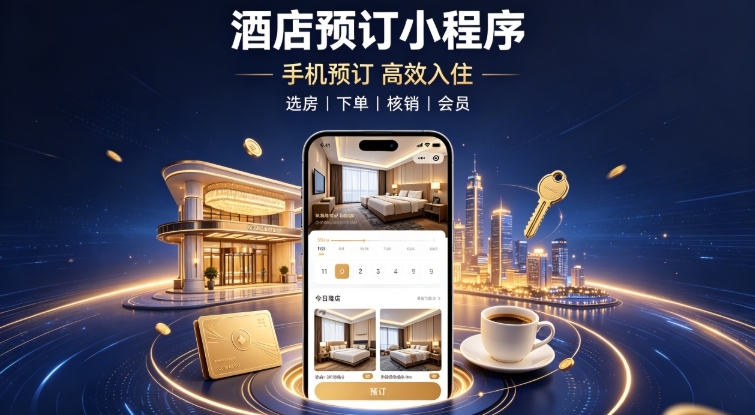 酒店自营预订小程序定制开发实战案例|和记官网本地门店私域小程序开发运营全解析